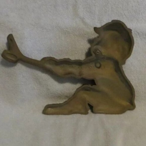 sexton Accents Vintage Sexton Cast Metal Wall Hanging Hockey